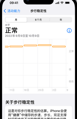 合阳iPhone手机维修如何在iPhone开启'步行稳定性通知'