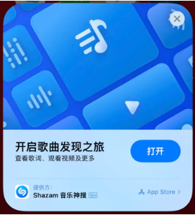 合阳苹果14维修站分享iPhone14音乐识别功能使用方法 