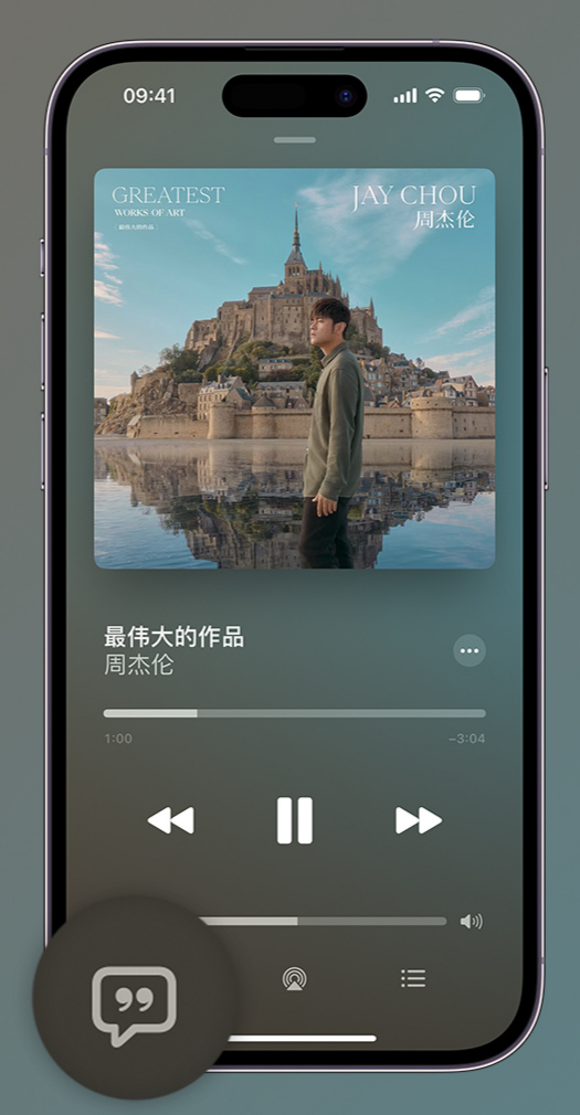 合阳iphone维修分享如何在iPhone上使用Apple Music全新唱歌功能 