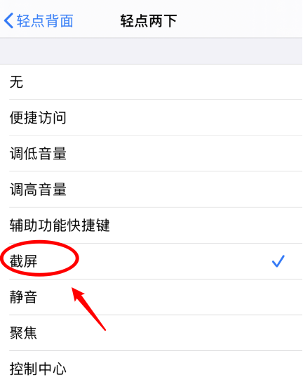 合阳苹果手机维修分享iPhone12如何启用双击截屏 